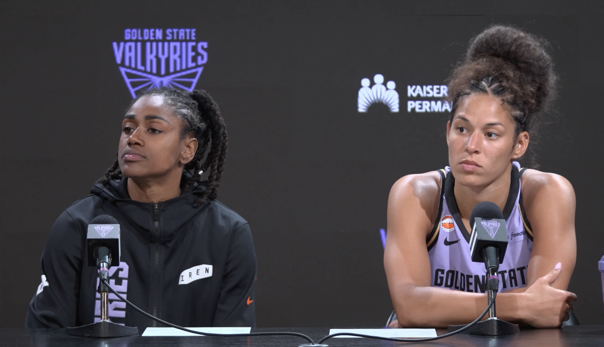 Tiffany Hayes and Veronica Burton Postgame Press Conference | 8/12/26